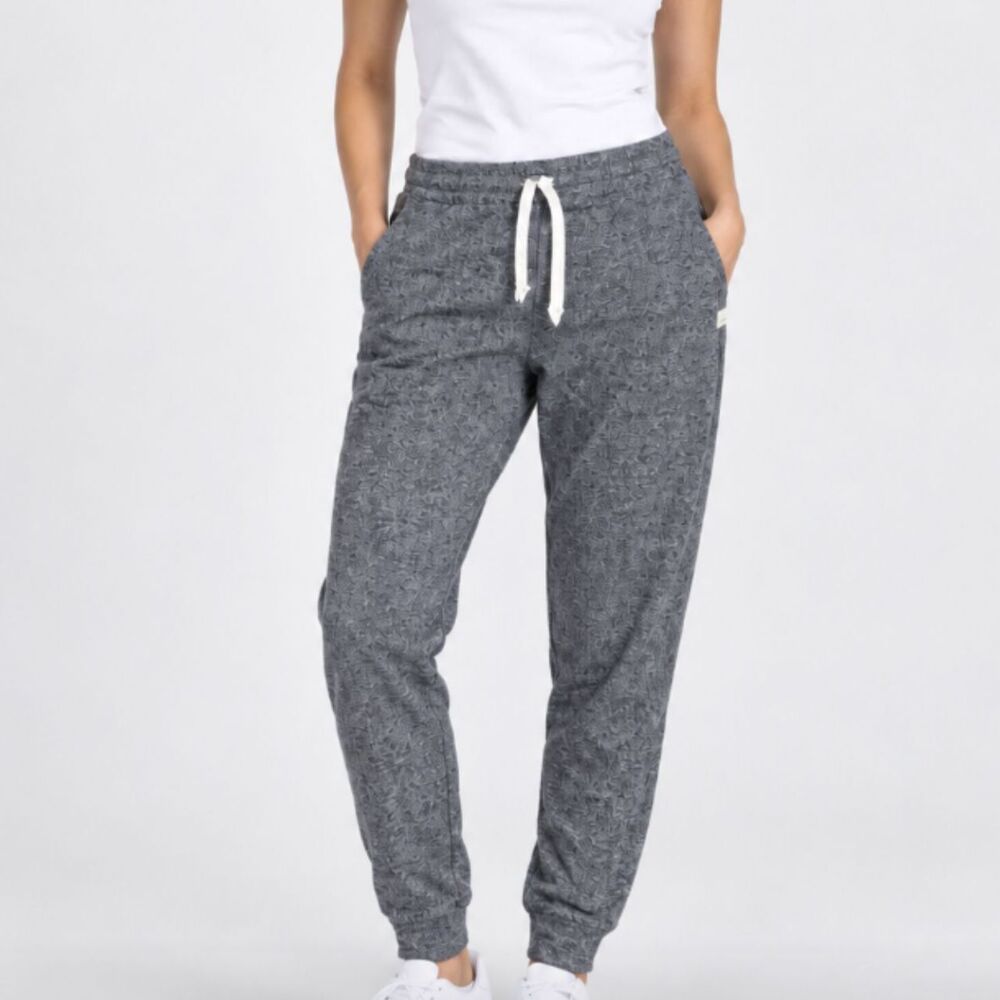 Women Vuori Performance Joggers Mid Rise 25"Dark Heather Gray Athleisure Yoga